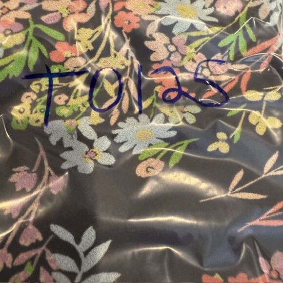 NWT Forever 21 Ruffle Fringe Mini Dress Charcoal Gray Floral Strappy Size Small - Picture 13 of 13